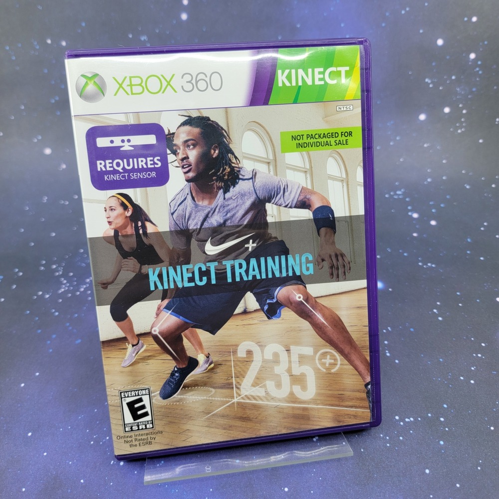 Nike+ Kinect Training Xbox 360 Game NTSC Fitness Workout Personal Trainer